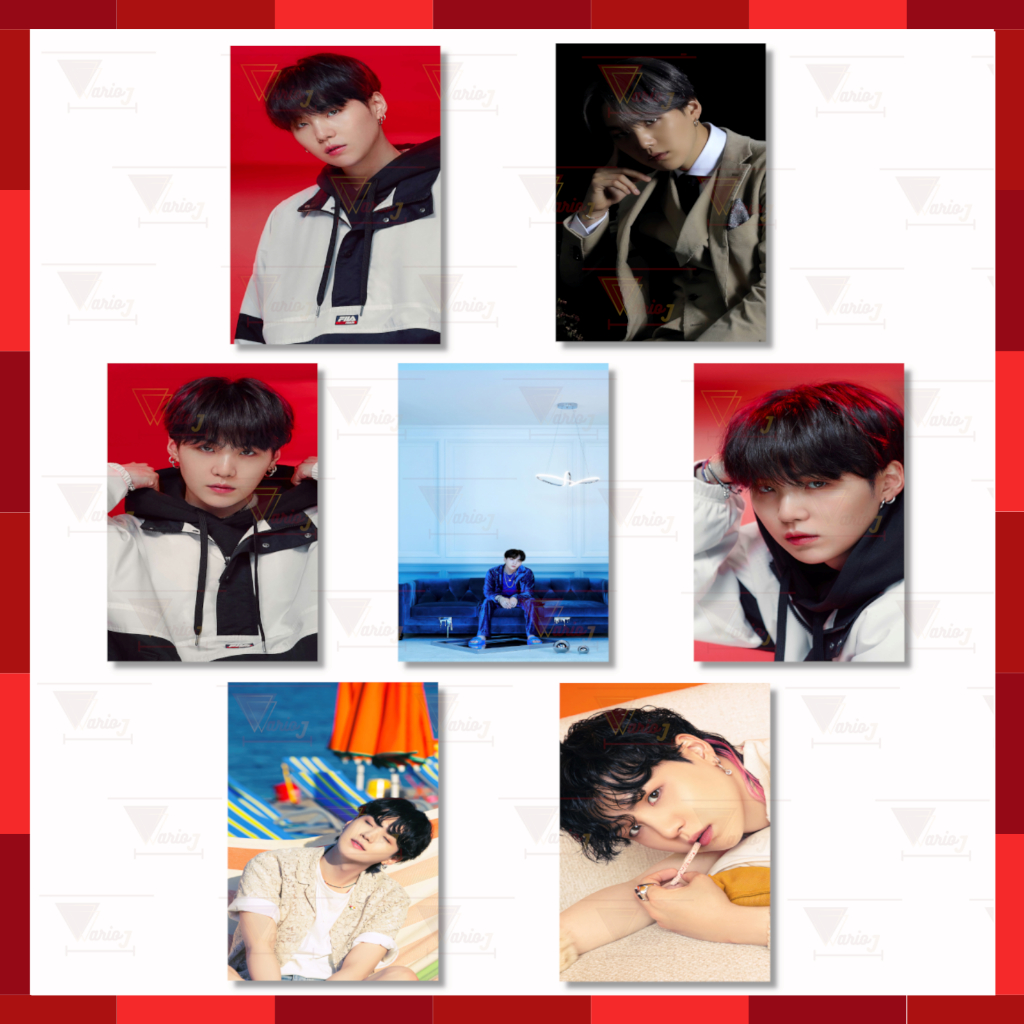 Placa Decorativa Quadro A Suga Kpop Grupo Bts Min Yoongi Top Decora O