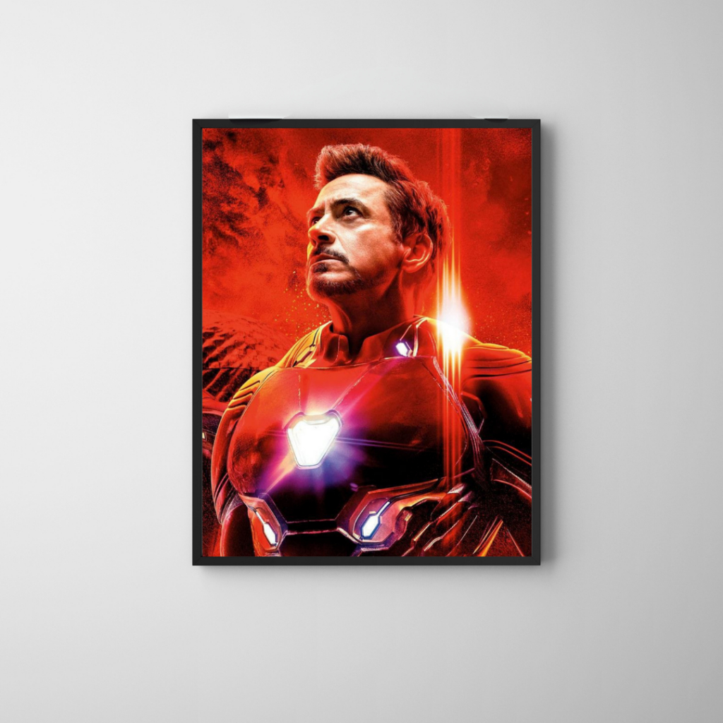 Placa Decorativa Homem De Ferro Tony Stark Vingadores Marvel