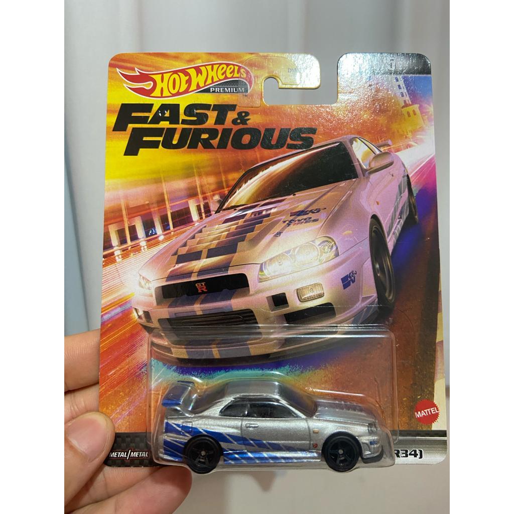 Hot Wheels Premium Fast And Furious Skyline GTR R34 Shopee Brasil