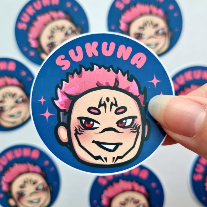 Adesivos Jujutsu Kaisen Sukuna Shopee Brasil