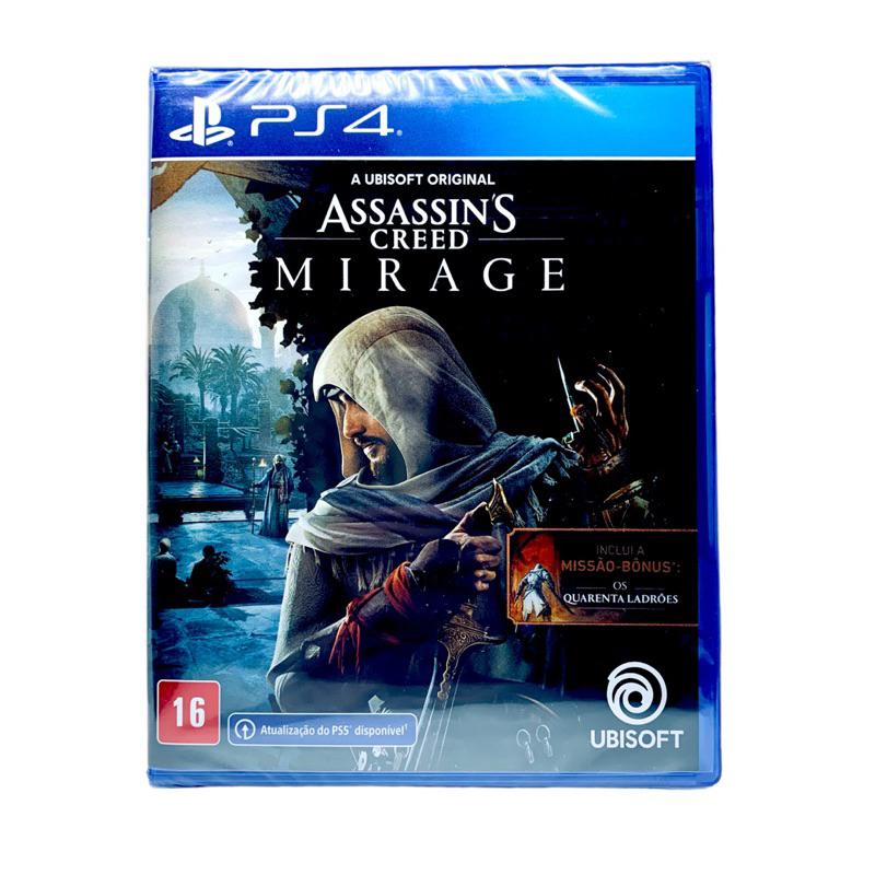 Assassins Creed Mirage PS 4 Midia Fisica Lacrado Shopee Brasil