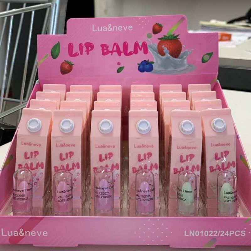 Lip Balm Hidratante Labial Caixinha De Leite Lua Neve Shopee Brasil