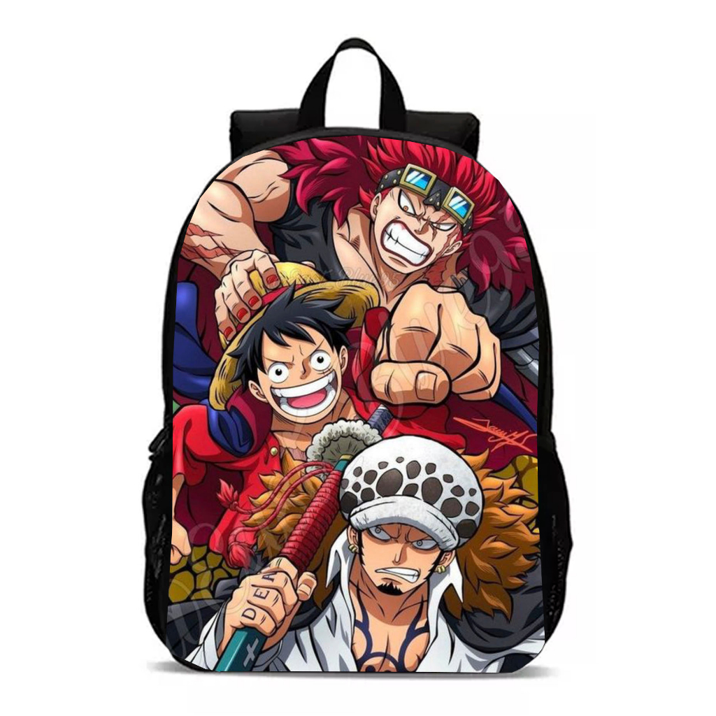 Mochila Escolar Infantil Juvenil One Piece Piratas Anime Novidade