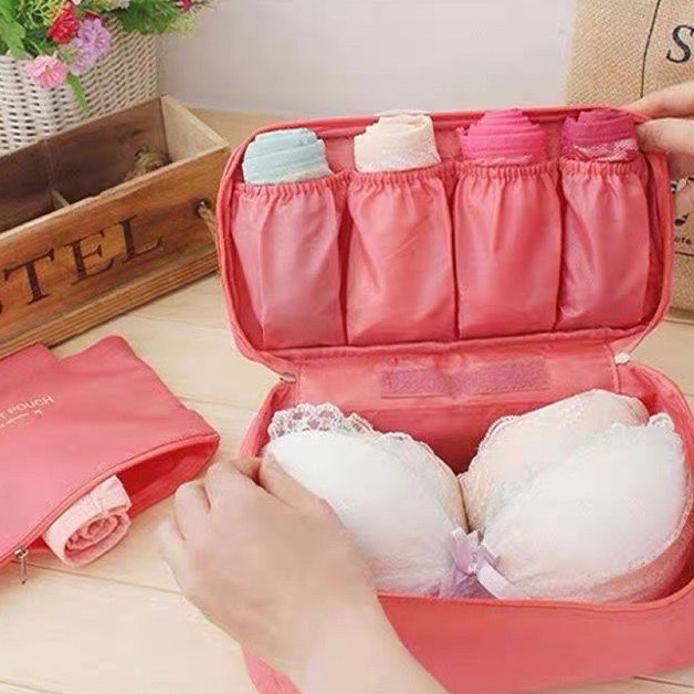 Bolsa Organizador De Viagem Unissex Lingerie Calcinha Suti Shopee Brasil