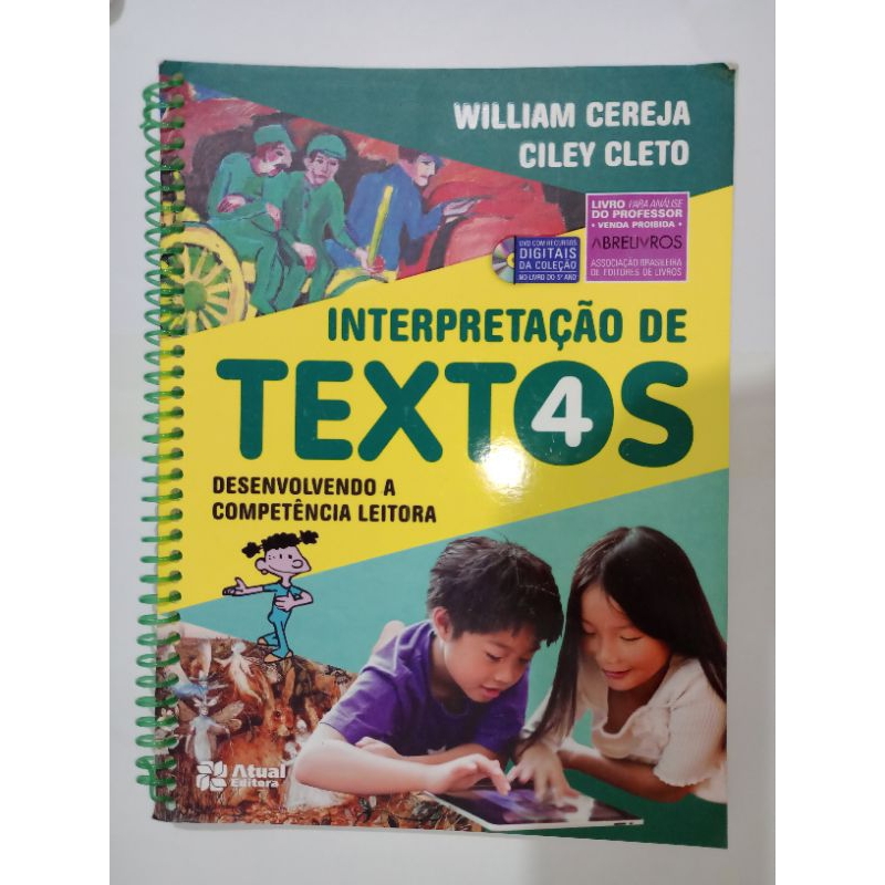 Interpreta O De Textos Desenvolvendo A Compet Ncia Leitora Vol