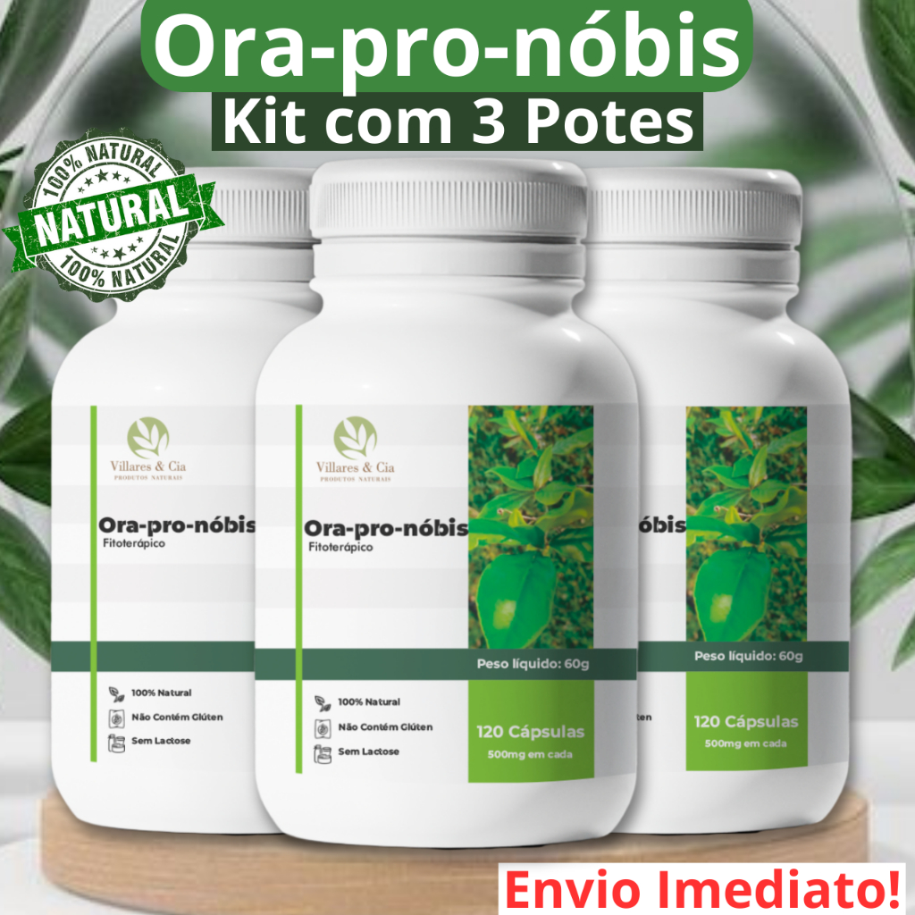 Kit Ora Pro N Bis C Psulas Mg Vitamina C Ora Pro Nobis