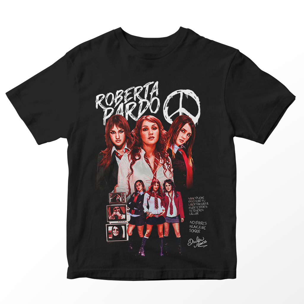 Camiseta T Shirt Unissex Roberta Pardo Dulce Maria RBD Shopee Brasil