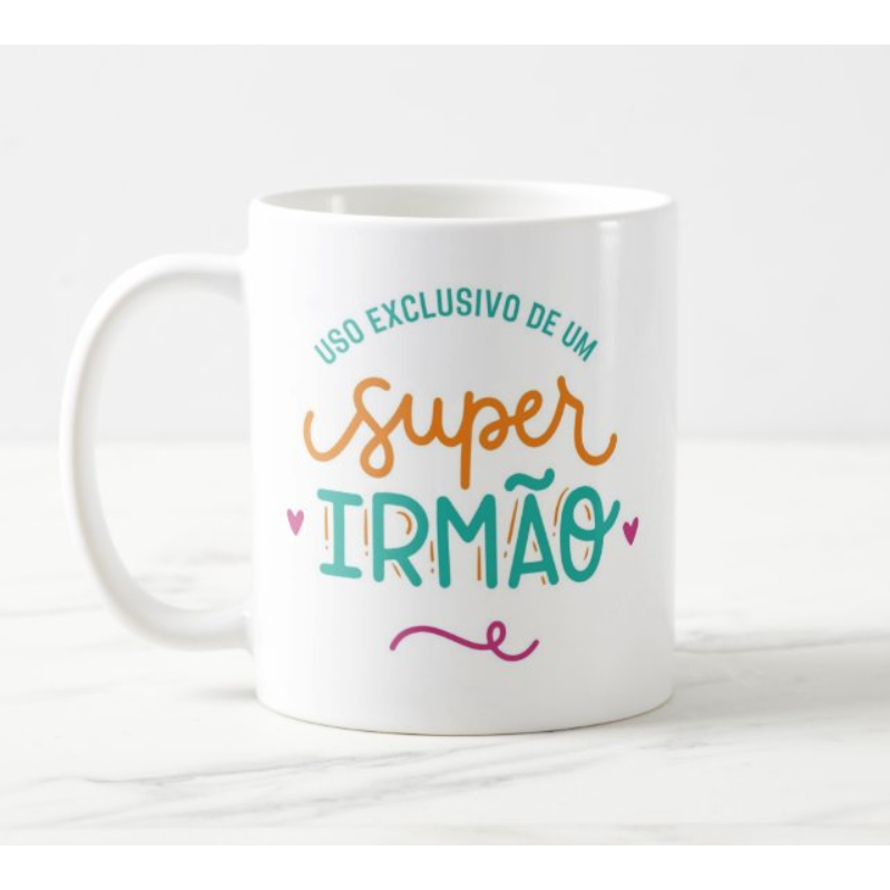 Caneca Uso Exclusivo de um Super Irmão Shopee Brasil