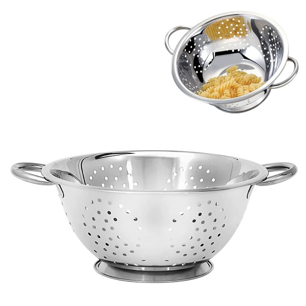 Escorredor De Macarr O Inox Al A Massas Arroz Culinaria Cozinha