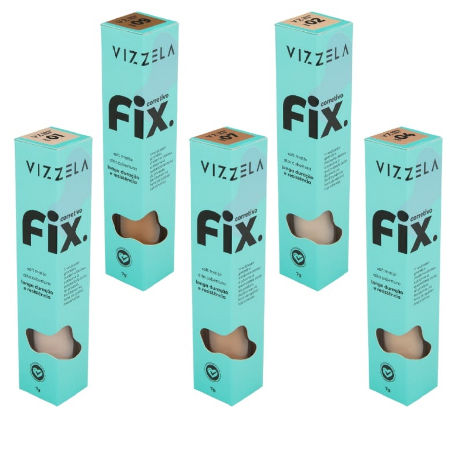 Vizzela Corretivo Fix Soft Matte Todas As Cores Shopee Brasil