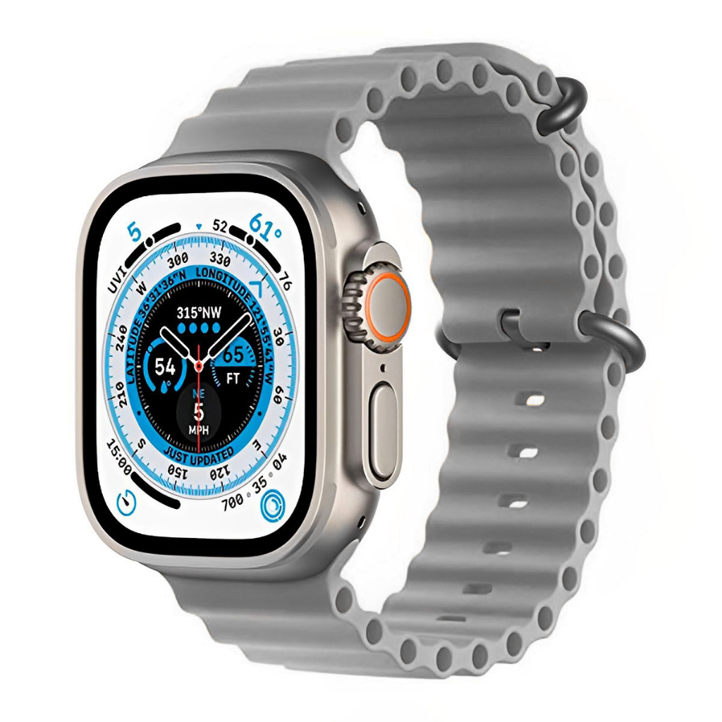 Rel Gio Smartwatch S Ultra Plus Watch Ultra Pulseira Oceano