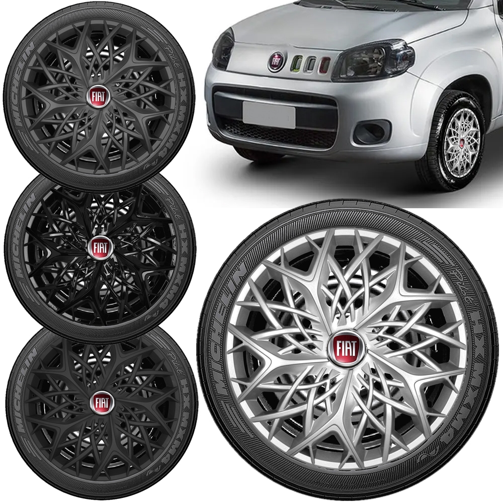 Promoção 4 Carlotas Esportivas Moove Aro 13 14 Unicolor Fiat Palio