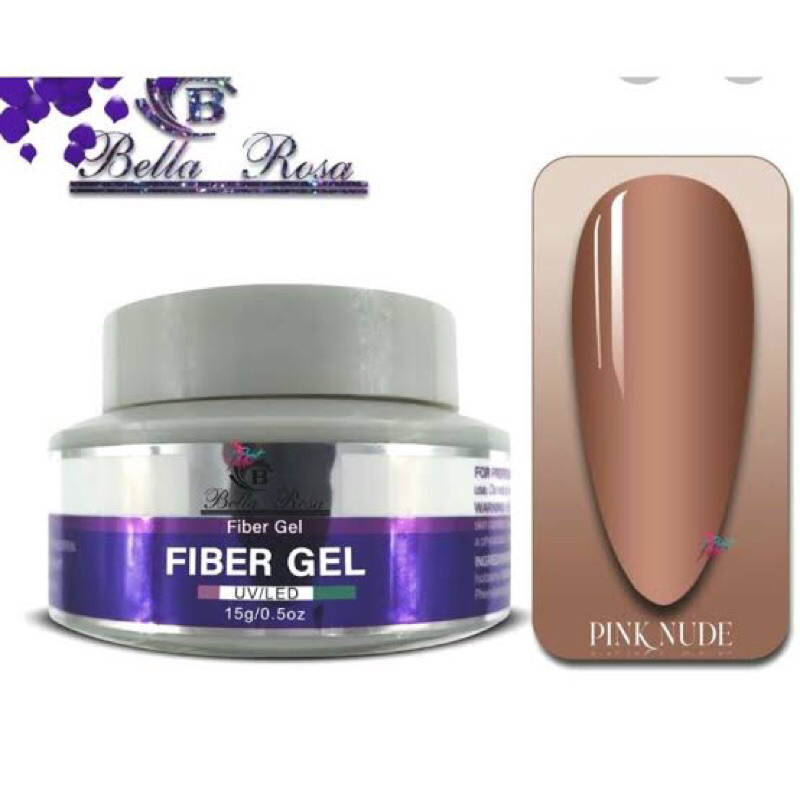 Fiber Gel Bella Rosa G Pink Nude Ou Nude Shopee Brasil