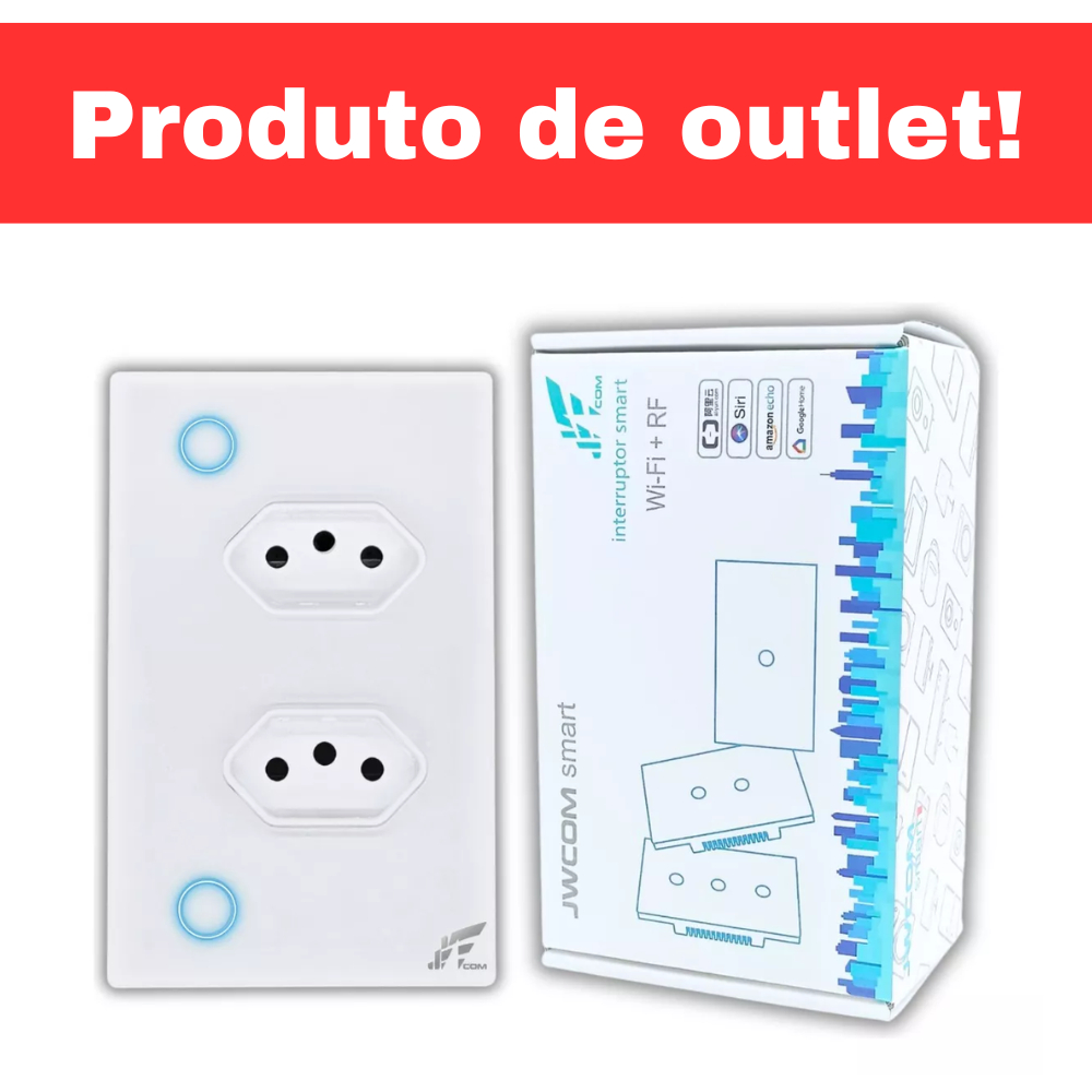 Tomada De Embutir Dupla Wifi Inteligente Alexa Touch Shopee Brasil