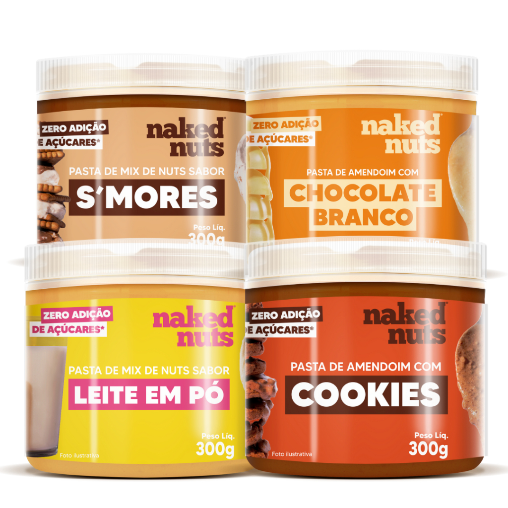Pasta De Amendoim NAKED NUTS Pasta Cremosa FIT 300g Shopee Brasil