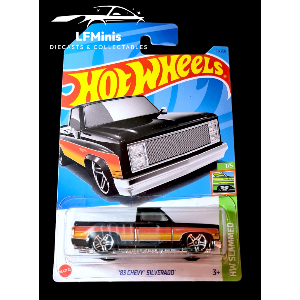 Hot Wheels Chevy Silverado Miniatura Lacrada Shopee Brasil