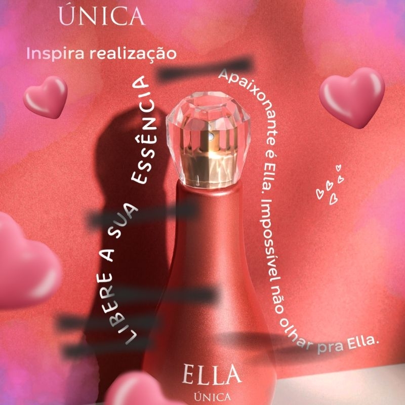 Perfume Feminino Ella Única 100ml Hinode Shopee Brasil