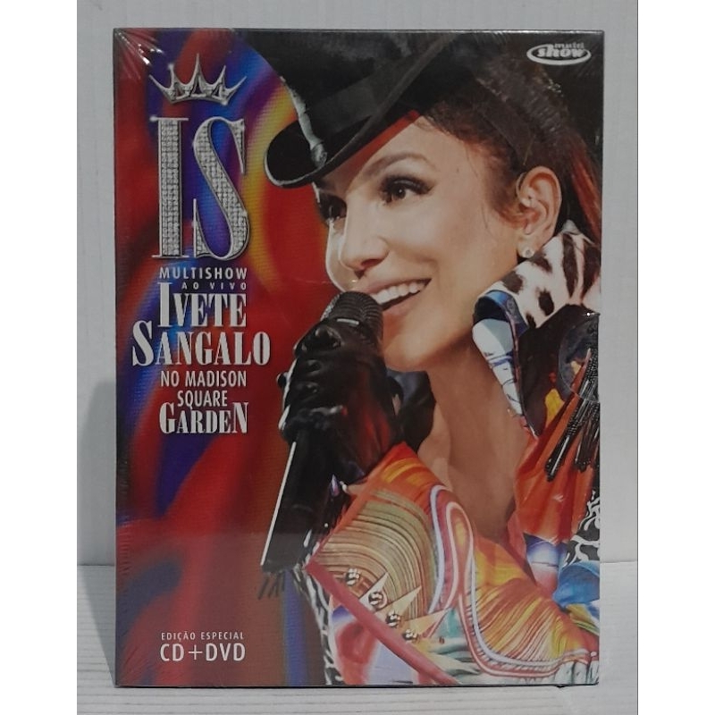 Dvd Cd Ivete Sangalo Ao Vivo No Madison Square Garden Novo