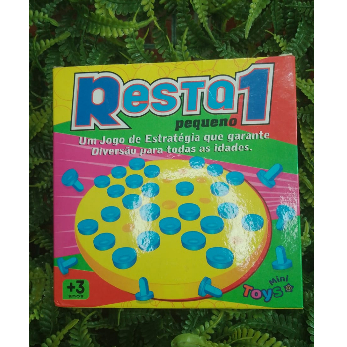 Jogo Resta 1 Pequeno Jogo Educativo Mini Toys Shopee Brasil