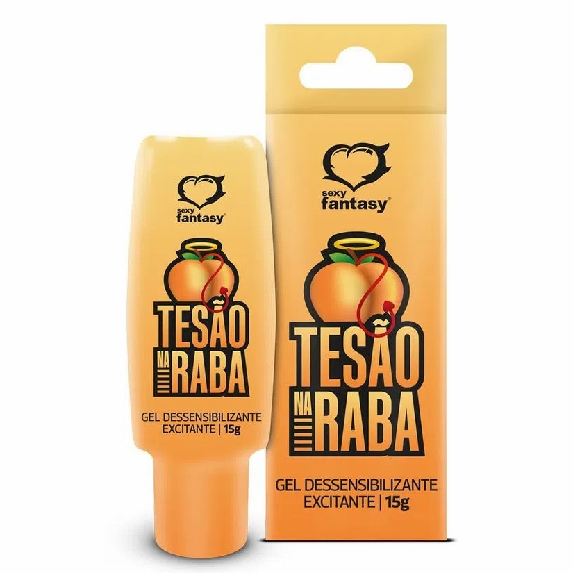 Tesão Na Raba Gel Lubrificante Intimo Anal Deslizante 15g Sexy Fantasy