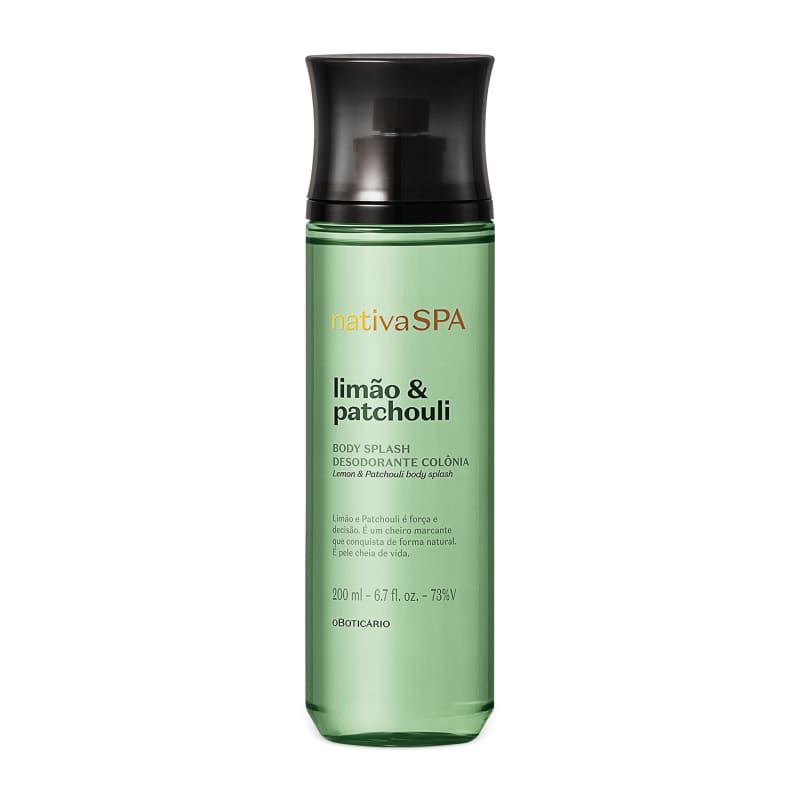 Body Splash Nativa SPA O Boticário Ameixa Orquídea Noire Ginseng e