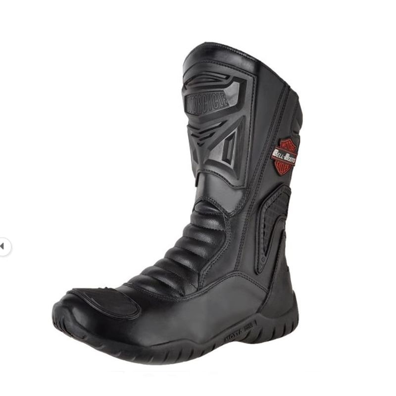 Bota Masculina Motoqueiro Cano Alto Longo Couro Legítimo Shopee Brasil