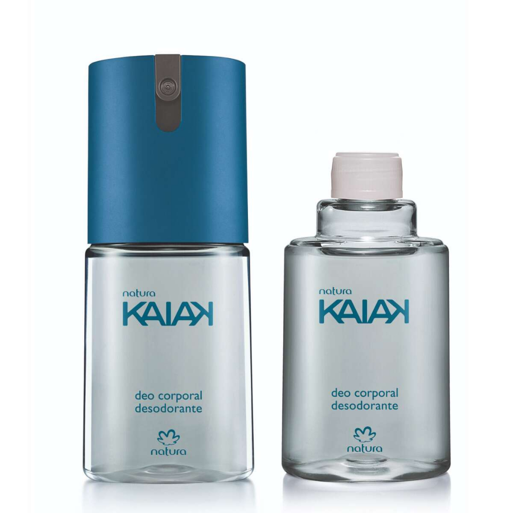 Kit Desodorante Corporal Kaiak Masculino Refil 100ml Shopee Brasil