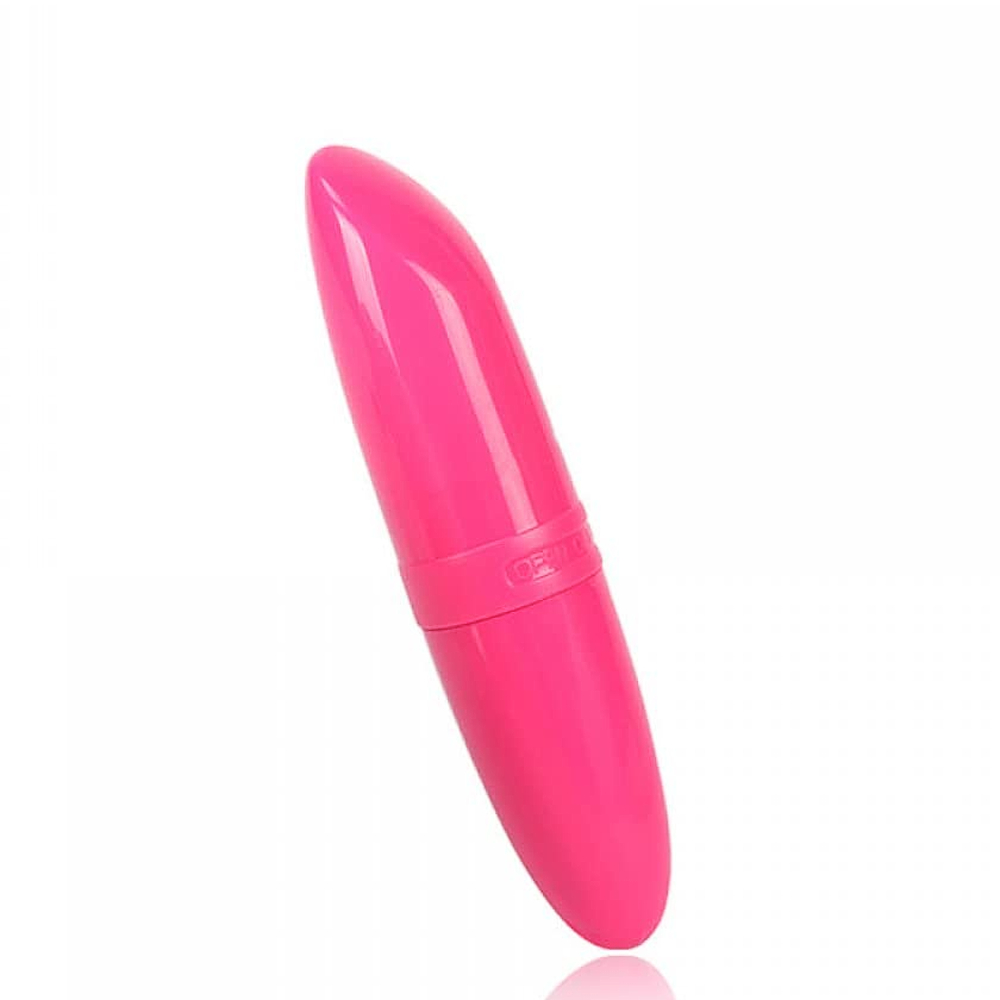 Mini Vibrador Formato Batom Discreto Pequeno De Bolsa Lipstick Lilo