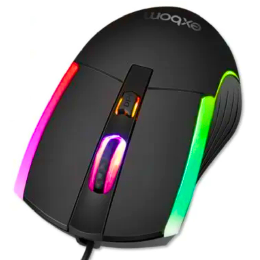 Mouse Gamer Usb Led Rgb Fio 1600dpi de resolução original