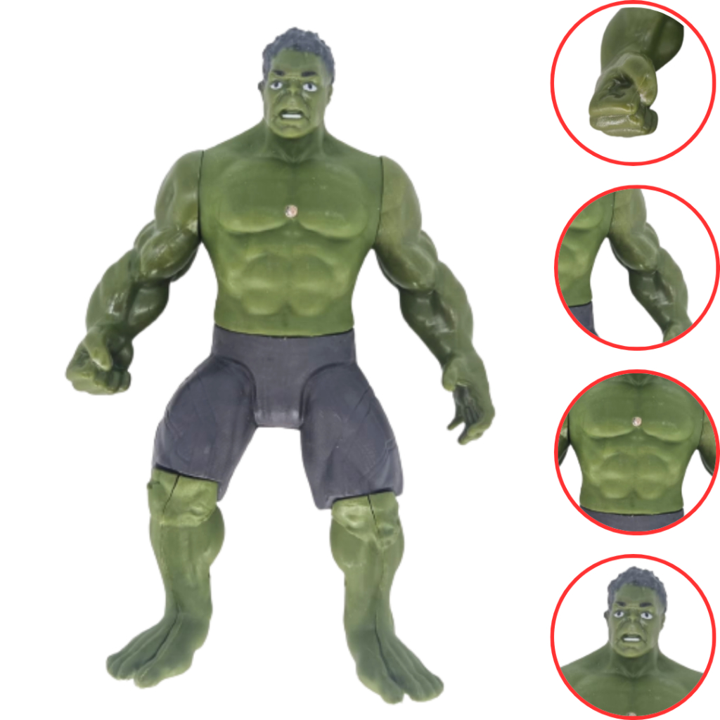 Boneco Hulk Articulado Vingadores 17 Cm Shopee Brasil