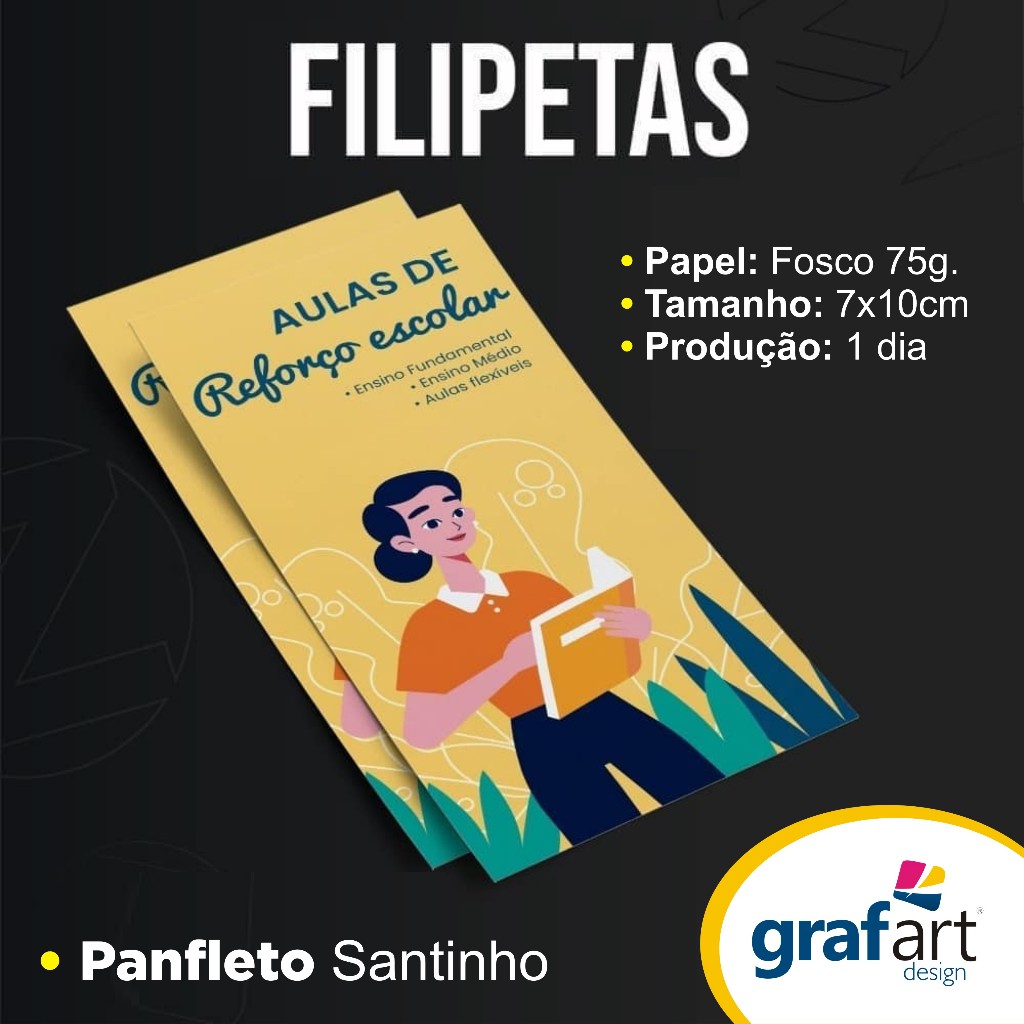 Panfletos Coloridos Produ O Dia Folheto Flyer Panfleto Santinho