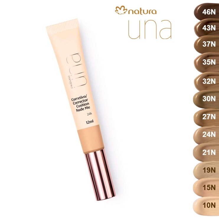 Natura Una Corretivo Cushion Nude Me Validade 07 2024 Shopee Brasil