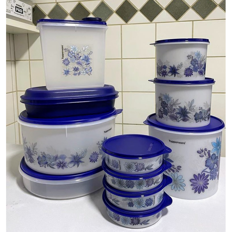 Linha Tupperware Caixa Mantimentos Decoradas Diversas Shopee Brasil