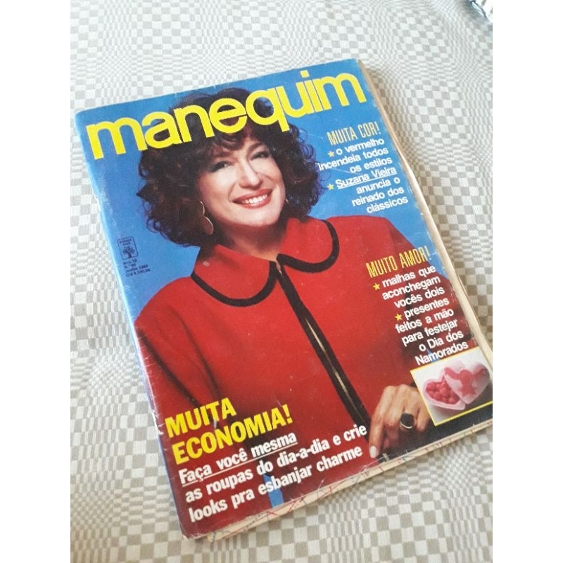 Revista Antiga Manequim Susana Vieira Shopee Brasil