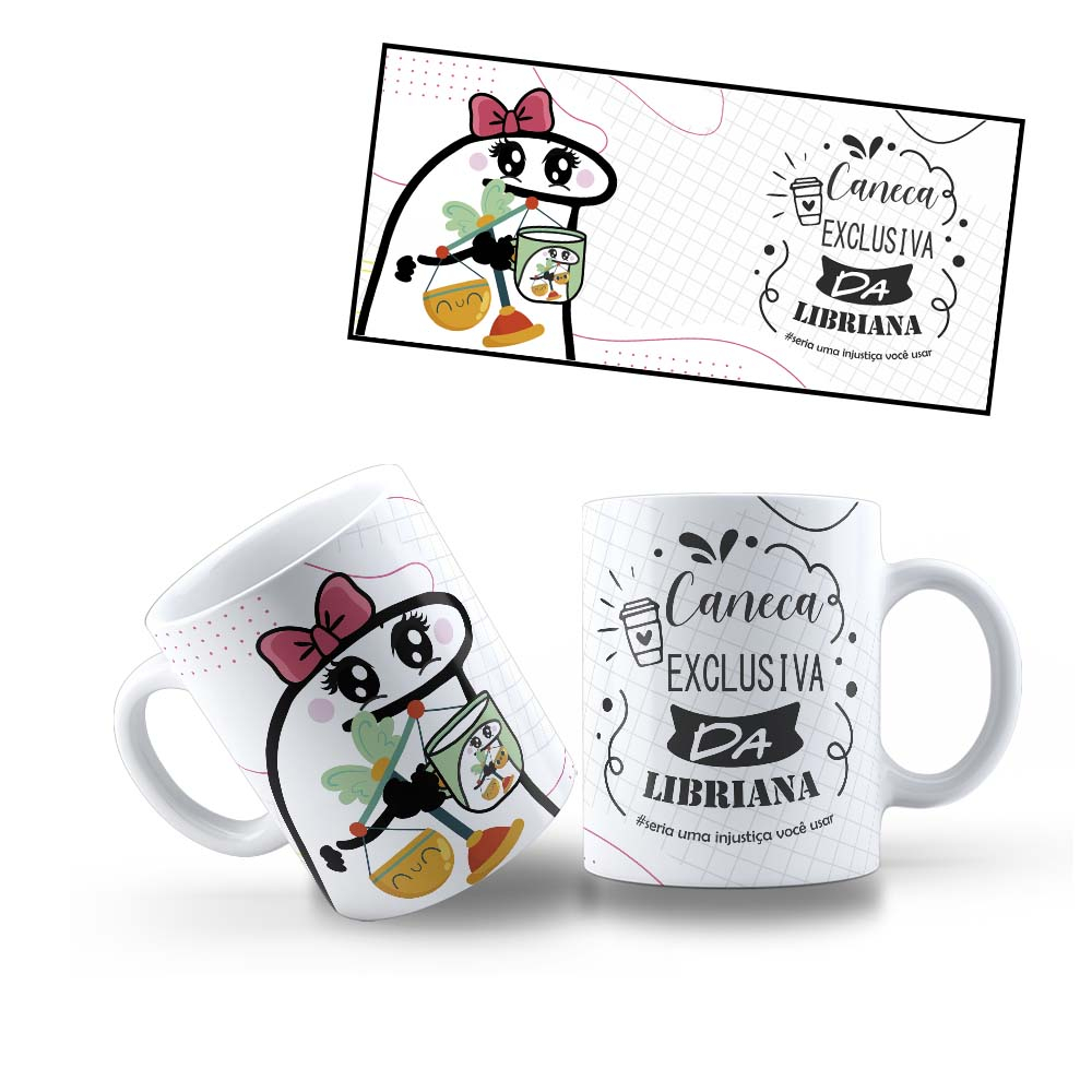 Caneca Signos Flork Libriana Shopee Brasil