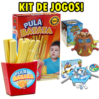 Kit Brinquedos Infantis Pula Batata Jogos Interativos De Mesa