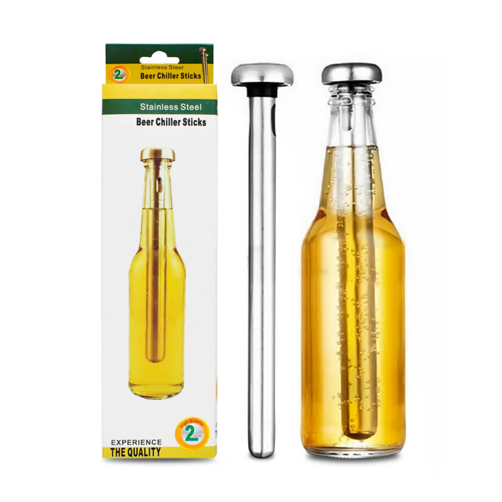 Kit Bast O Resfriador Inox Para Gelar Cerveja Long Neck Shopee Brasil