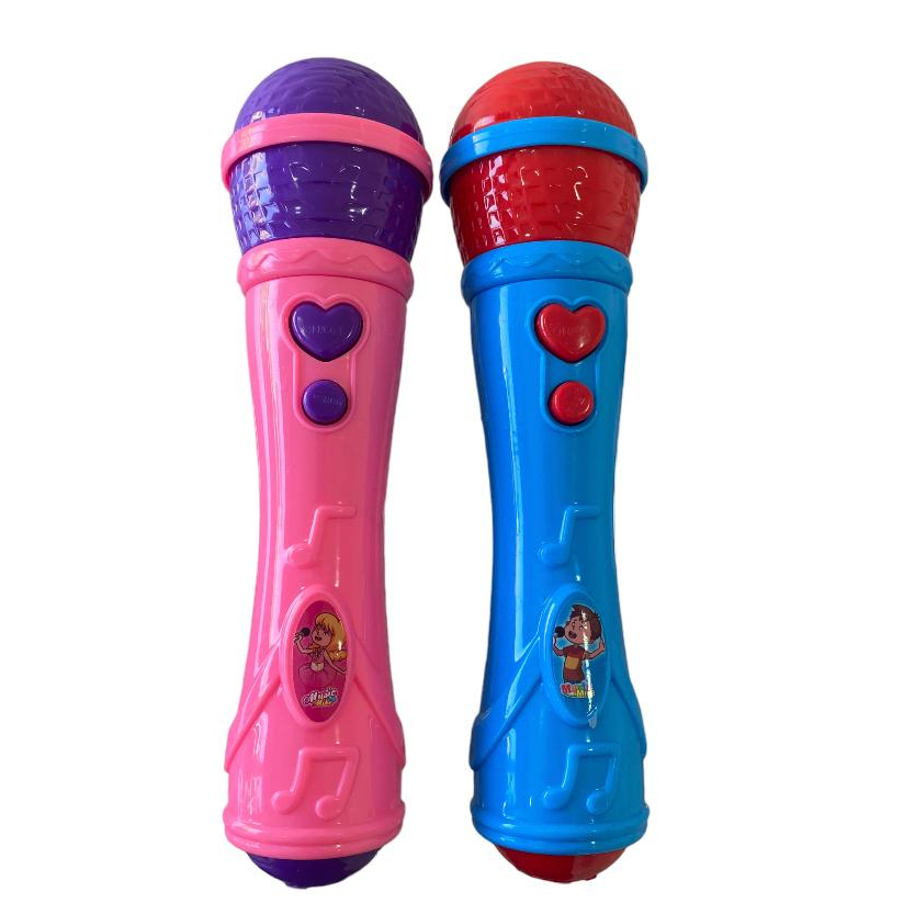 Microfone Infantil Sai A Voz E Musical Brinquedo Cantor Rock Shopee