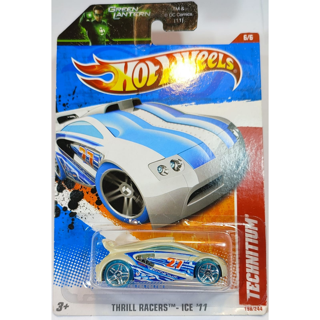 HOT WHEELS Lanterna Verde Technitium THRILL RACERS ICE MATTEL