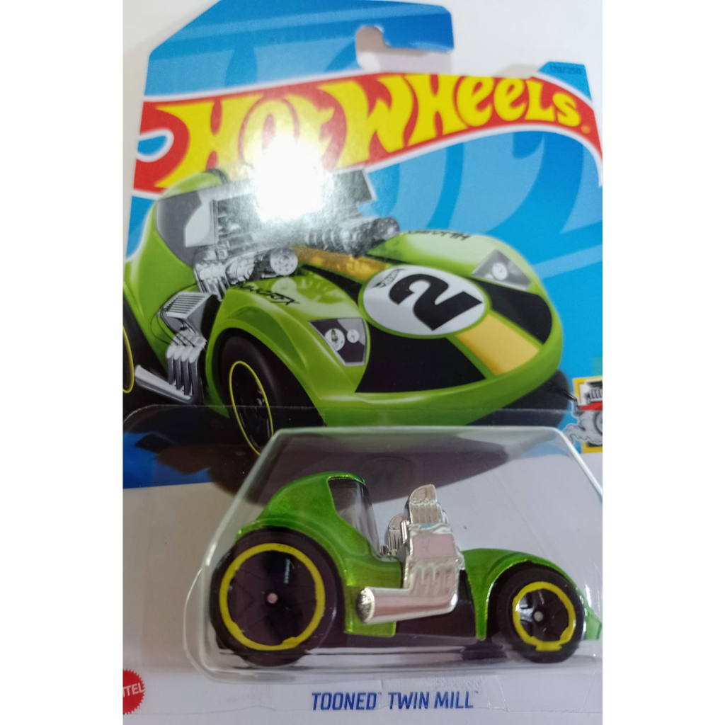 Hot Wheels TOONED TWIN MILL TOONED LOTE J HKH Mattel Shopee Brasil