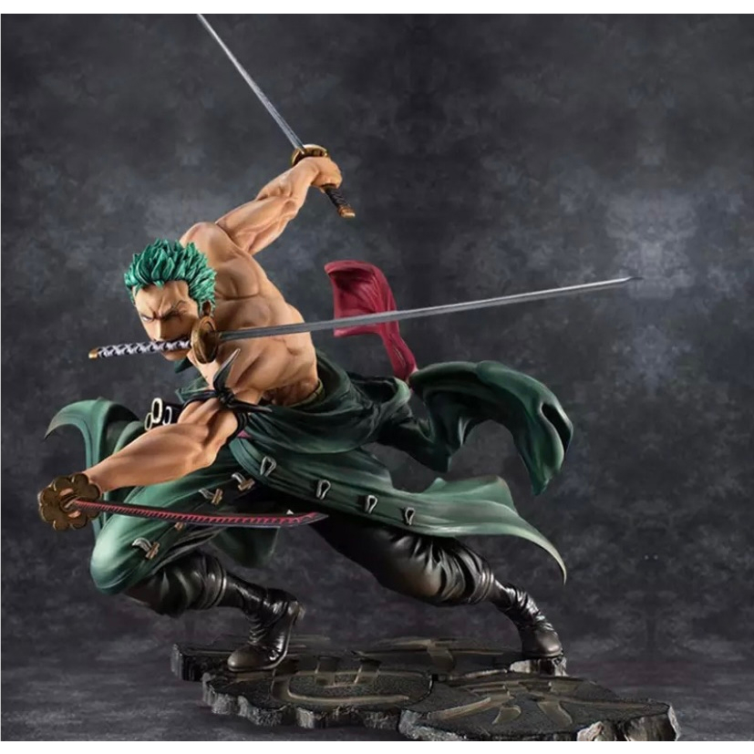 Boneco Action Figure Roronoa Zoro One Piece Espadas Shopee Brasil