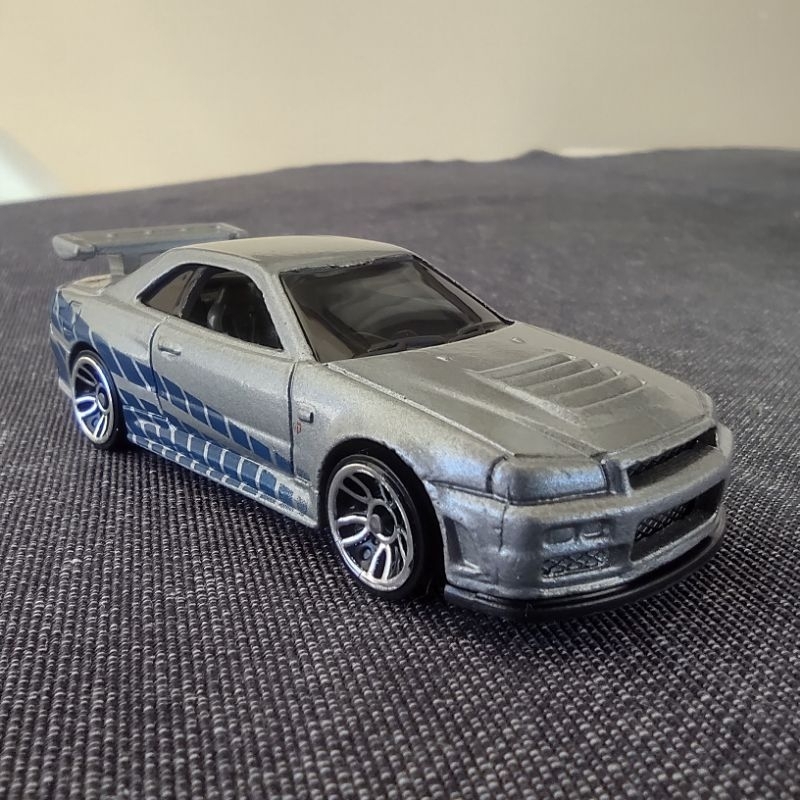 Hot Wheels Nissan Skyline Gtr R Brian Velozes E Furiosos Loose Shopee Brasil