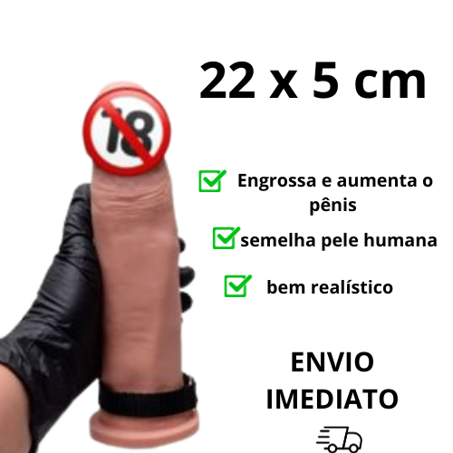 Capa Peniana Texturizada Extensora X Cm Kgel Brinquedos Sexuais Sex