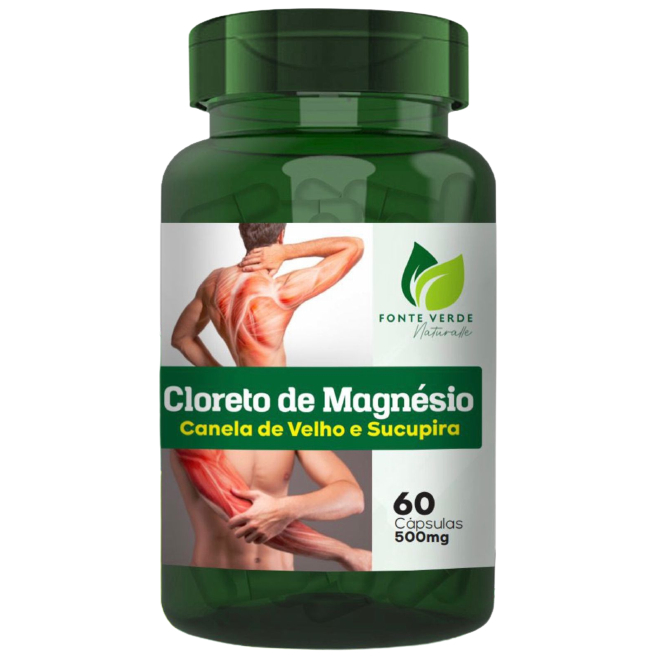 Cloreto De Magnesio Canela De Velho E Sucupira Mg Capsulas