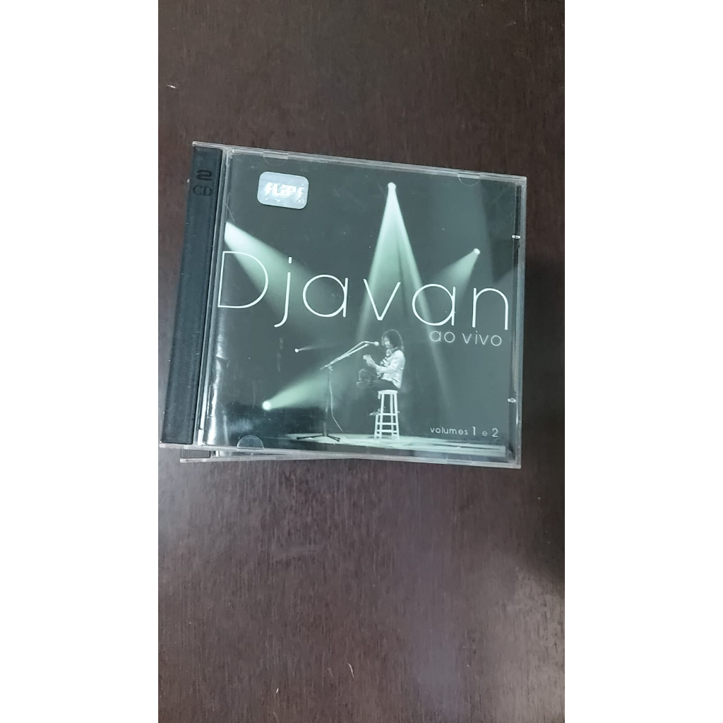 Cd Djavan Ao Vivo Vol 1 E 2 Shopee Brasil