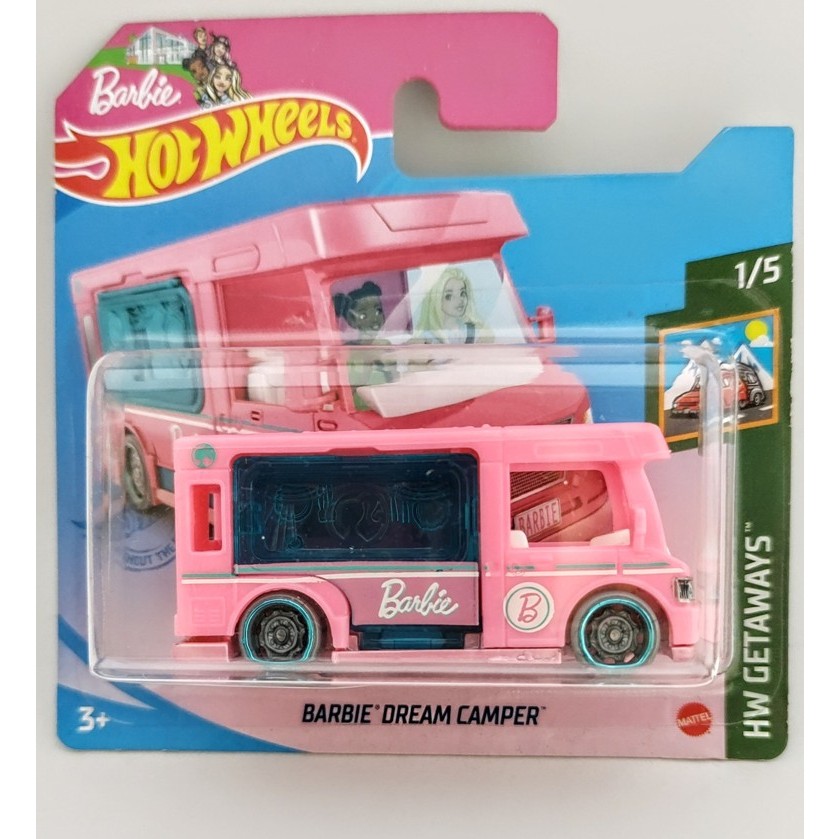 Hot Wheels Barbie Dream Camper HW Getaways GRX39 Shopee Brasil