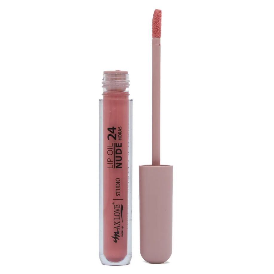 Lip Oil Gloss Labial Nude Max Love H Hidrata O Cido Hialur Nico Cor