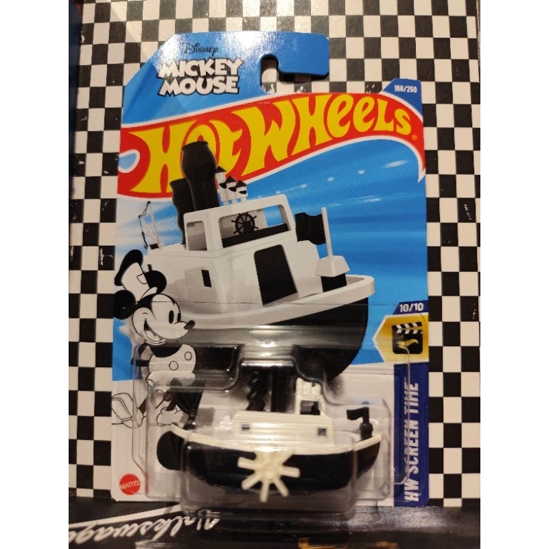 Hot Wheels Disney Steamboat Barco Mickey Shopee Brasil