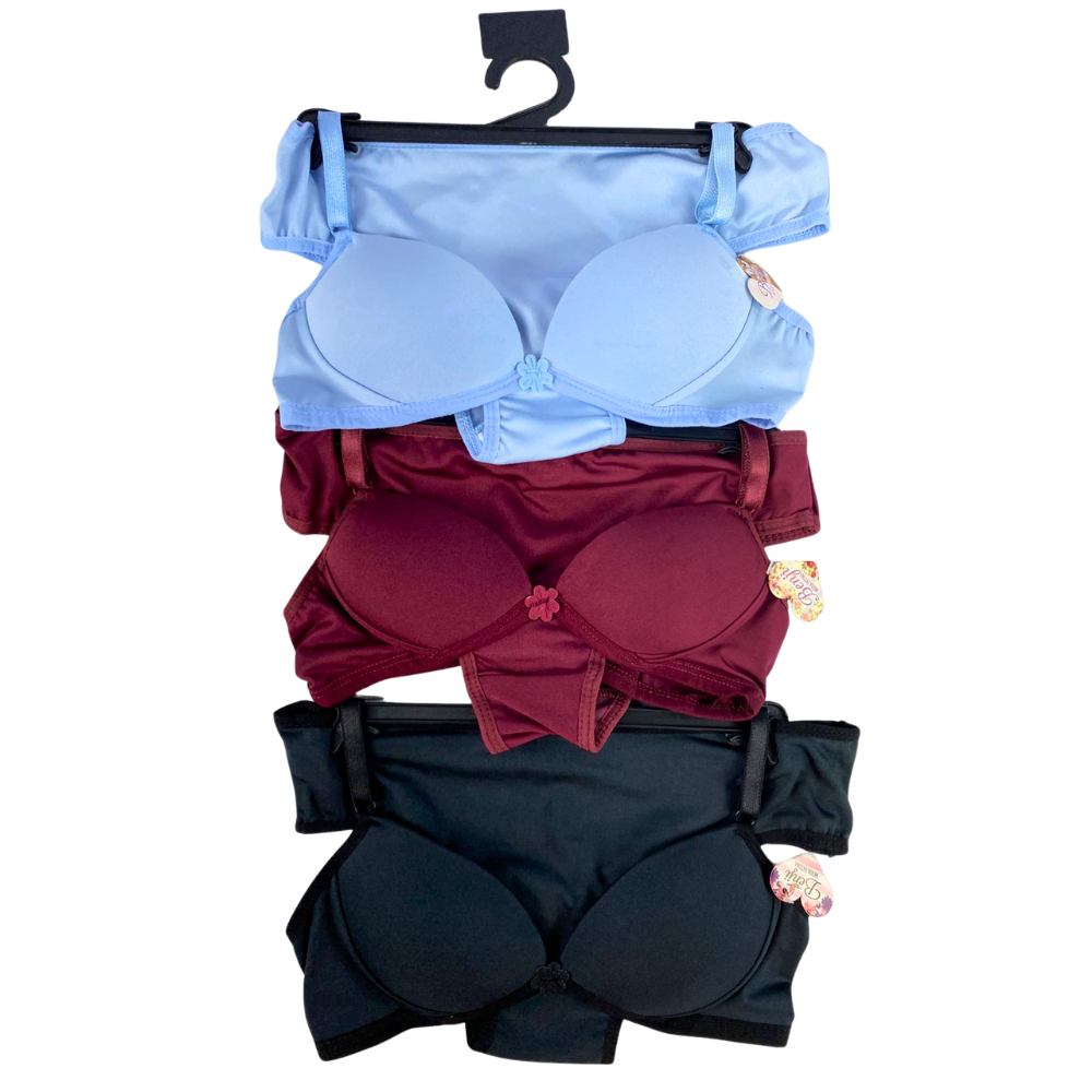 Kit Conjuntos Menina Mo A Lingerie Infantil Juvenil Calcinha E Suti