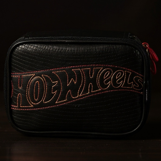 Estojo Escolar Penal Grande Box Quadrado Hot Wheels Menino Carro